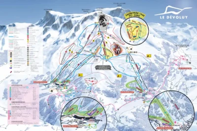 Pistekaart Devoluy
