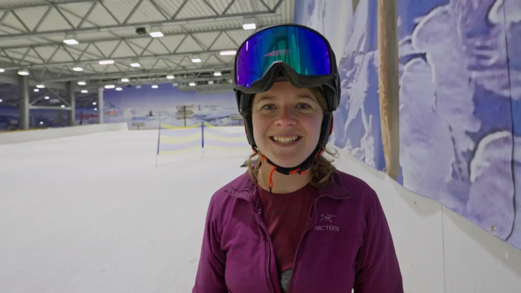 Snowboarden in Alpenpark Neuss