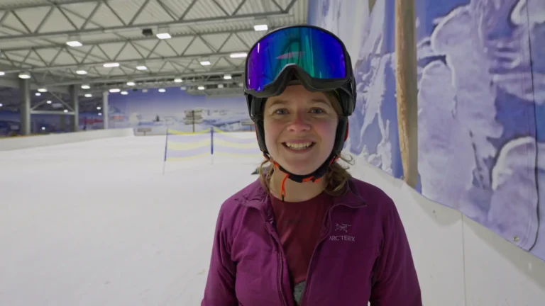 Snowboarden in Alpenpark Neuss