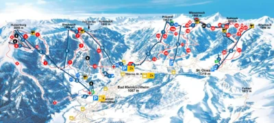 Pistekaart Bad Kleinkirchheim