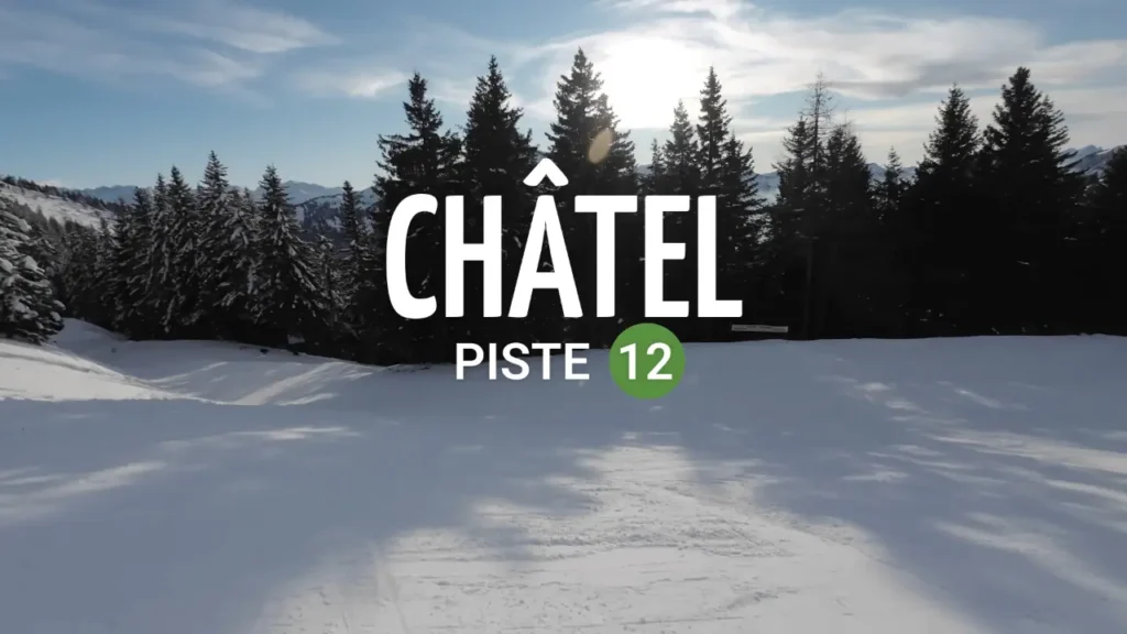 Chatel piste 12 Marmotte