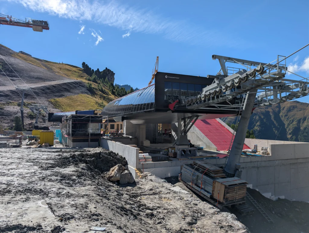 Vernieuwde dalstation Hollboden en Sassgalun