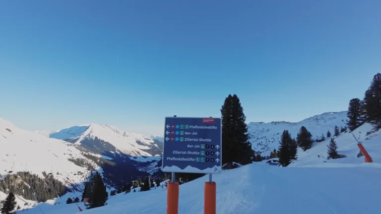 Hochfügen pistebord