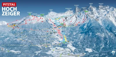Pistekaart Hochzeiger