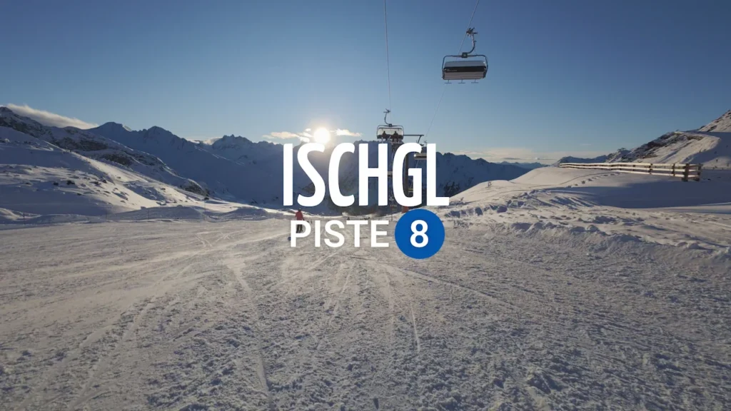 Ischgl Piste 8 naar Idalp