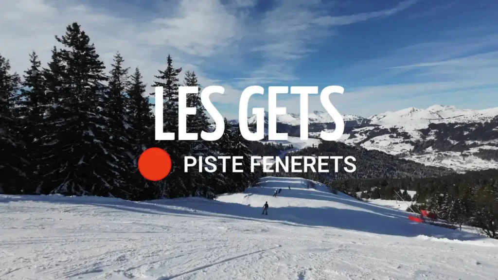 Les Gets rode piste Fenerets
