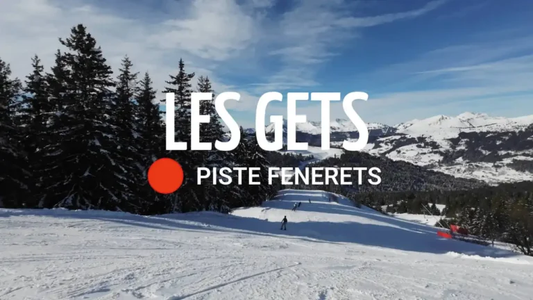 Les Gets rode piste Fenerets
