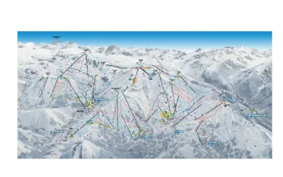 Pistekaart Les Sybelles