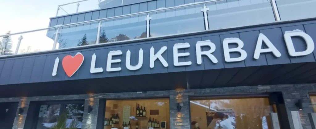 Op wintersport in Leukerbad