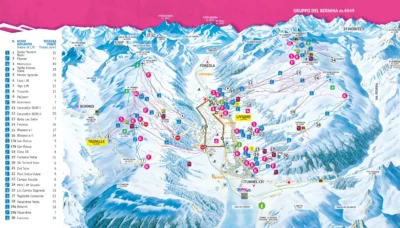 Pistekaart Livigno