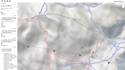 Zoekfunctie Opensnowmap met kaartweergave