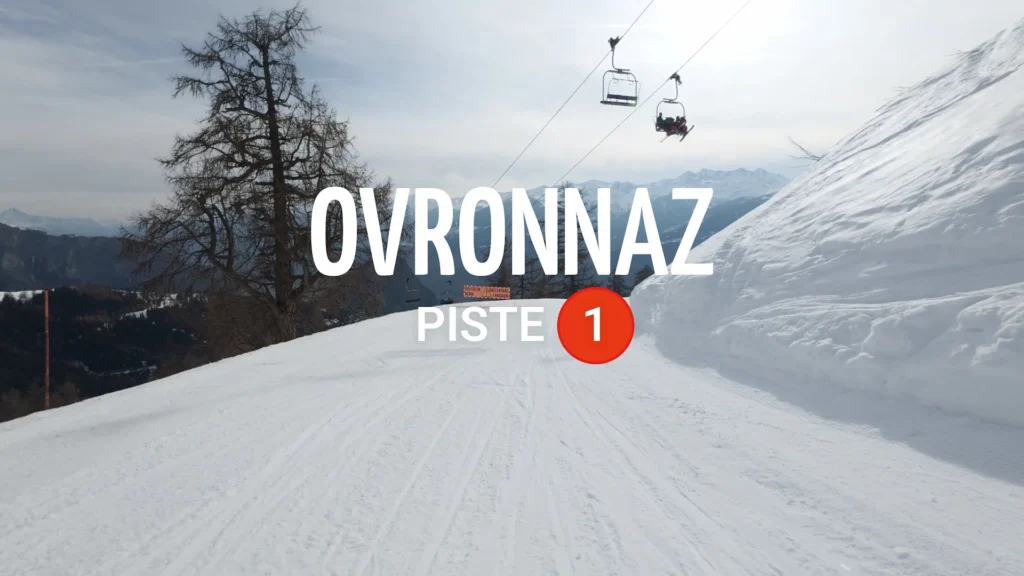 Ovronnaz piste 1 dalafdaling