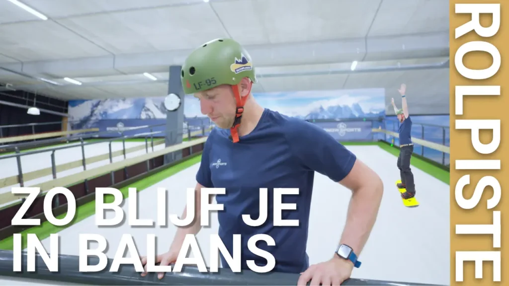 In balans blijven op de rolpiste