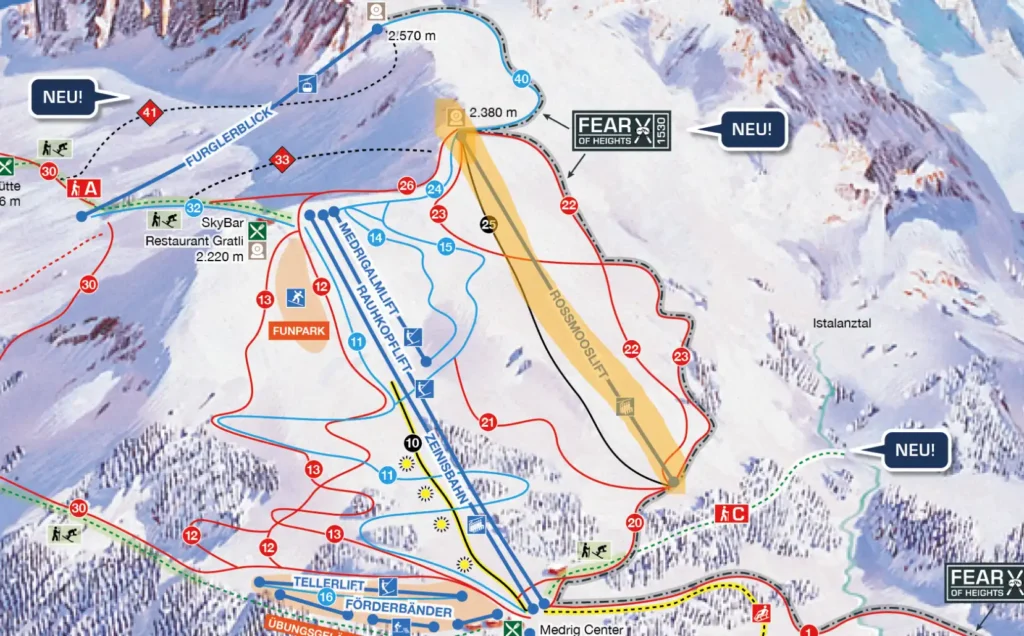 See nieuwe lift kaart