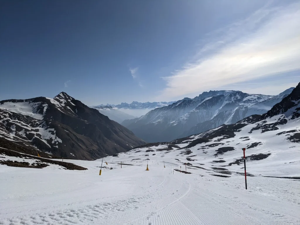 Piste Ischgl in de lente