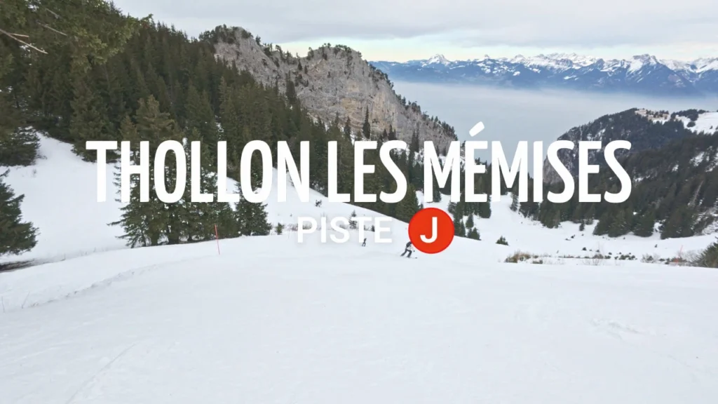 Thollon Les Memises rode piste J