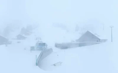 Sneeuw in Les Crosets op 27 oktober 2025